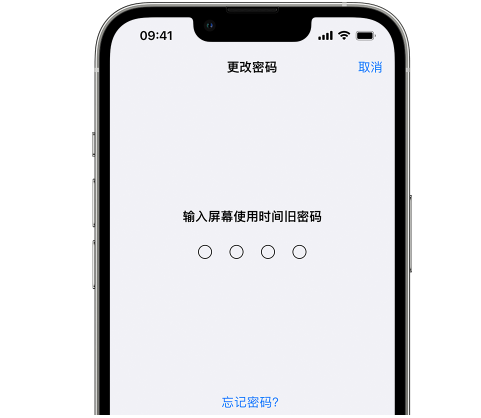 卢龙iPhone屏幕维修分享iPhone屏幕使用时间密码忘记了怎么办 