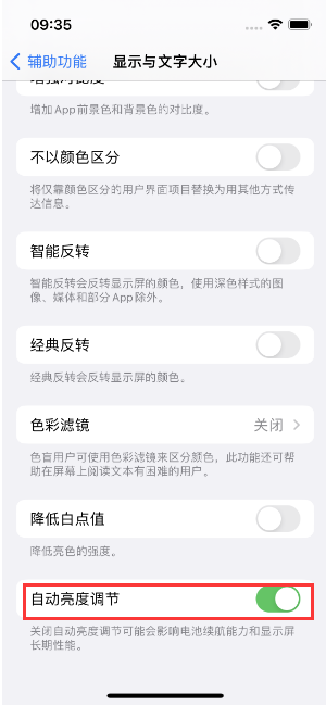 卢龙苹果15维修店分享iPhone 15 Pro系列屏幕亮度 