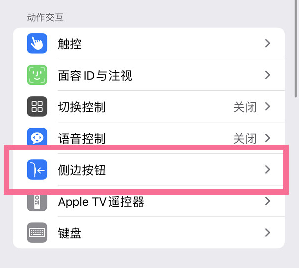 卢龙苹果14维修店分享iPhone14 Plus侧键双击下载功能关闭方法 