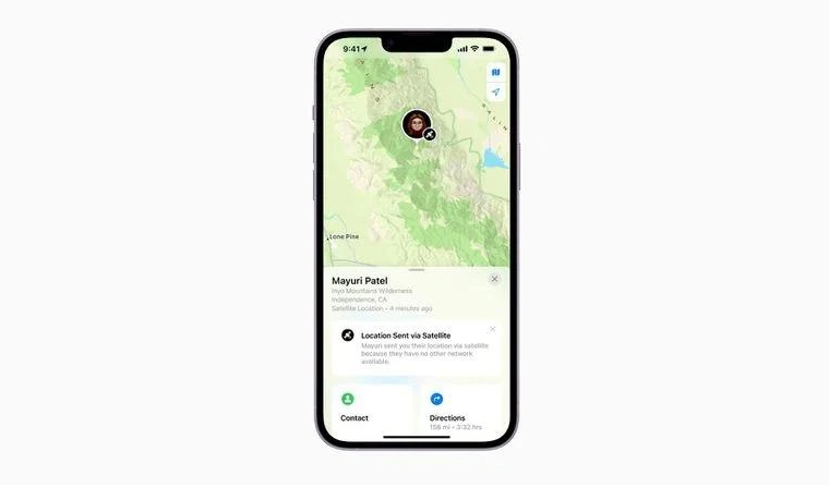 卢龙苹果14维修分享iPhone14系列中 FindMy功能通过卫星分享位置方法教程 