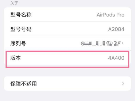 卢龙苹果手机维修分享AirPods pro固件安装方法 