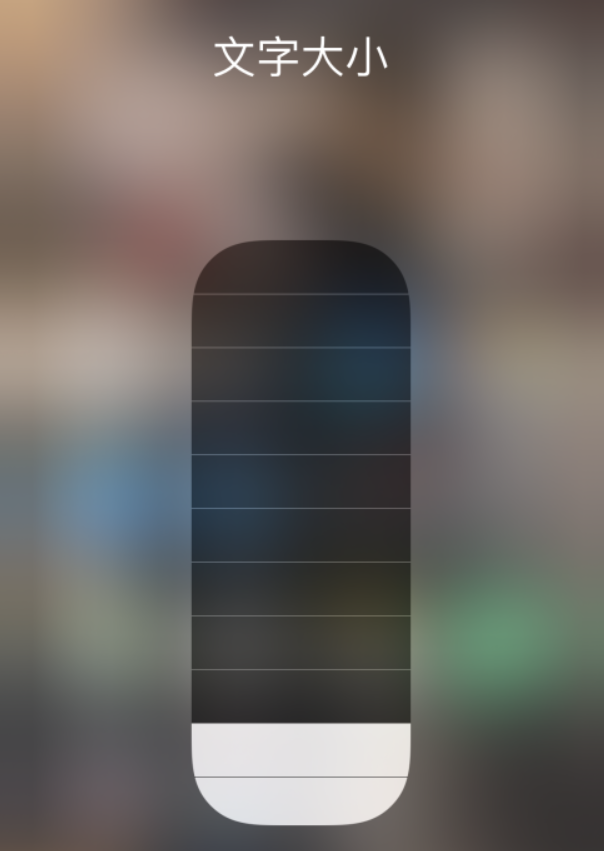 卢龙苹果手机维修分享小技巧：在 iPhone 控制中心快速调节字体大小 