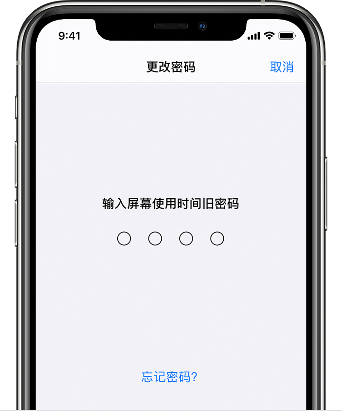 卢龙苹果手机维修分享iOS 14 忘记屏幕使用时间密码怎么办 